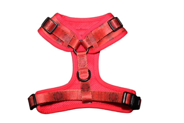 Adjustable Breathable Dog Harness for Small, Medium, Large Dogs (Maroon)