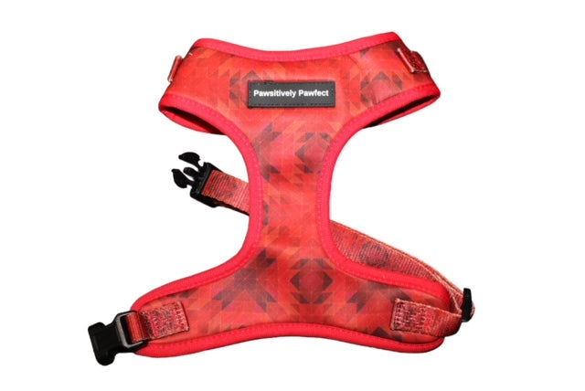 Adjustable Breathable Dog Harness for Small, Medium, Large Dogs (Maroon)